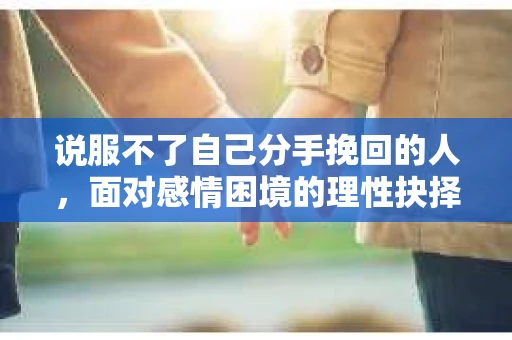 说服不了自己分手挽回的人，面对感情困境的理性抉择