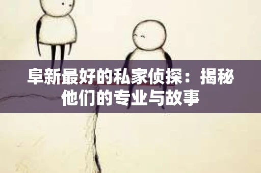 阜新最好的私家侦探：揭秘他们的专业与故事