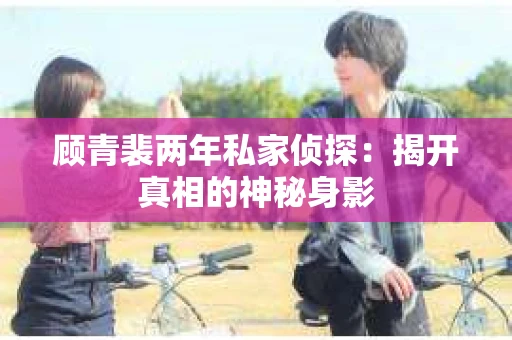 顾青裴两年私家侦探：揭开真相的神秘身影