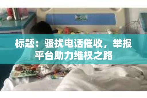 标题：骚扰电话催收，举报平台助力维权之路