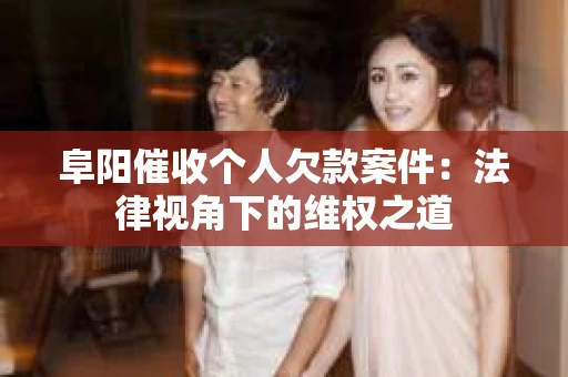 阜阳催收个人欠款案件：法律视角下的维权之道