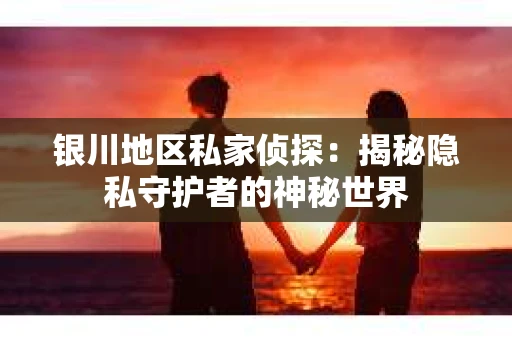 银川地区私家侦探：揭秘隐私守护者的神秘世界